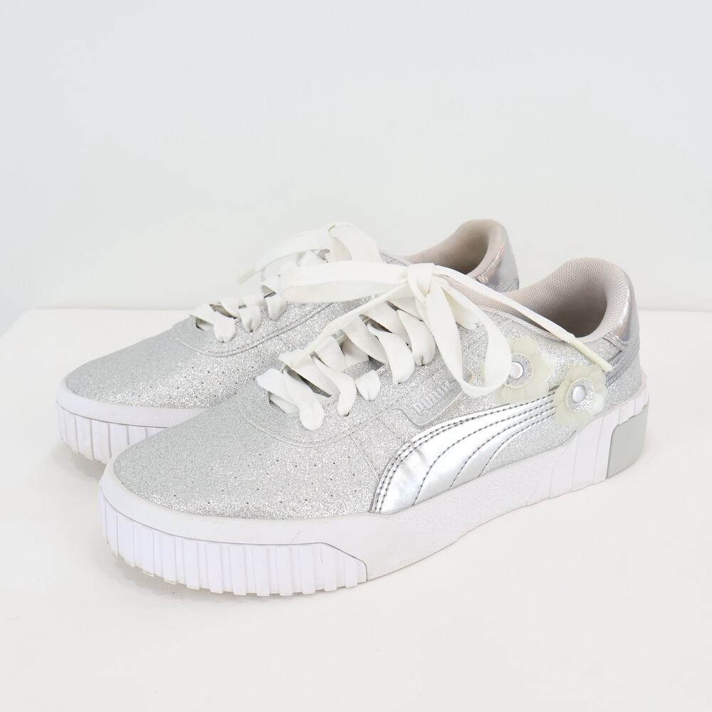 Puma Kid's Cali Ice Flower Sparkle Sneaker Size 6.5